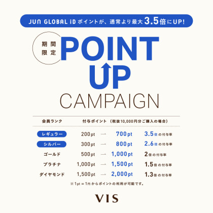 4/24(金)ー26(日) 【ポイントアップキャンペーン開催！！ 】