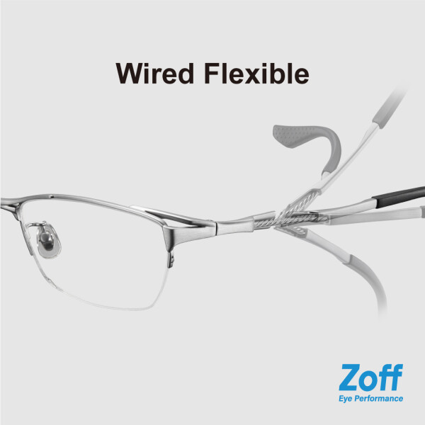 Zoff初‼️ワイヤー構造の新作ビジネスフレーム「Wired Flexible」
